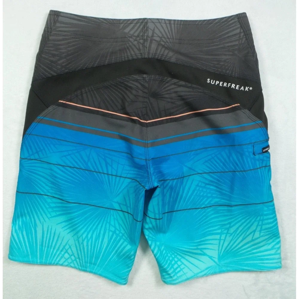 ONeill Shorts Mens Size 26 Blue Superfreak Boardshorts Stretch Pocket Swim NWT